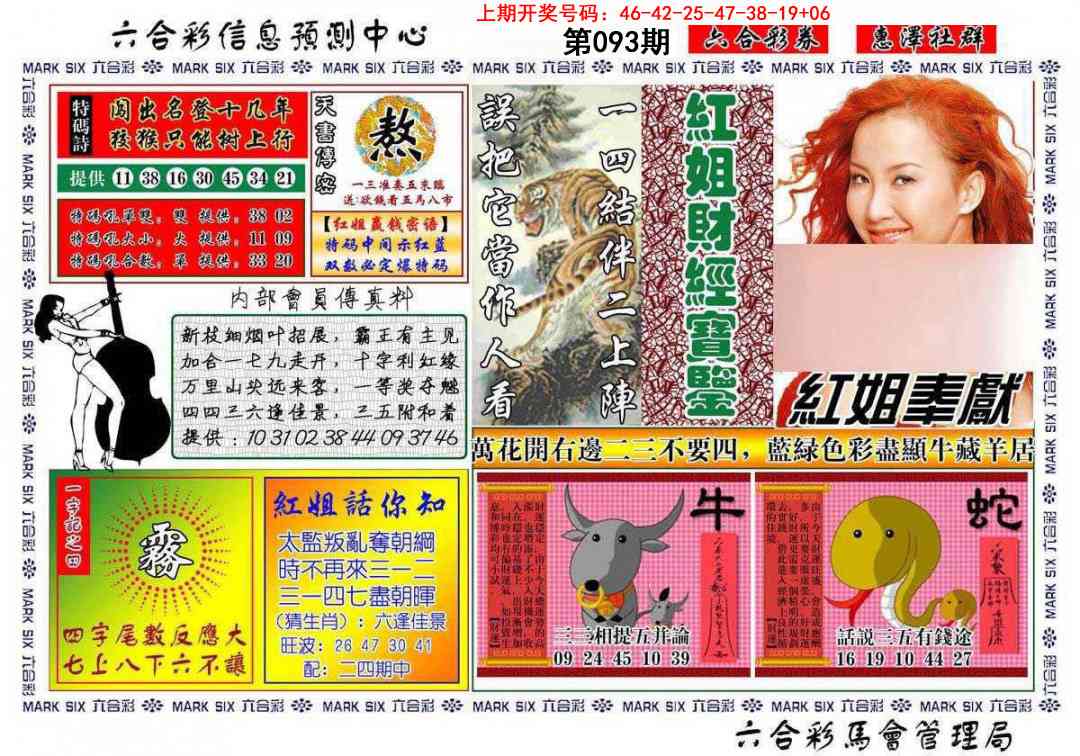 093期红姐财经宝鉴[图]